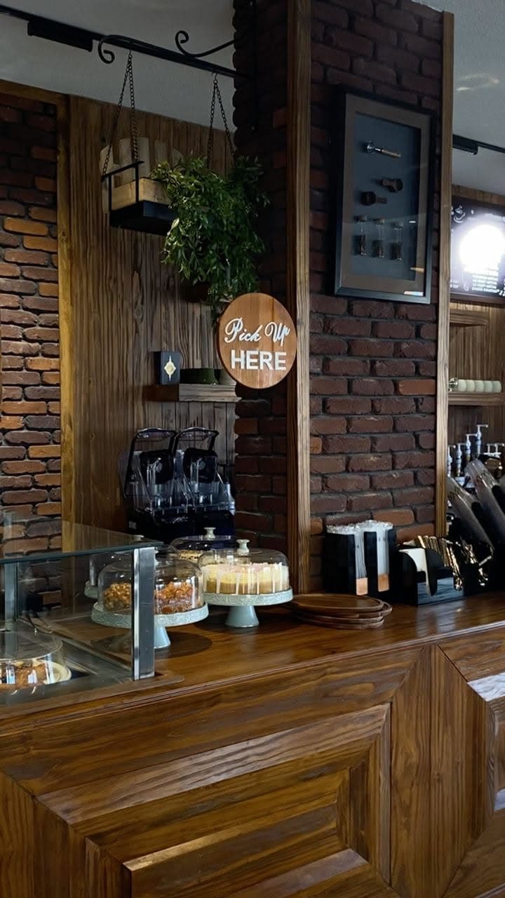Winterfell Cafe counter and pastries